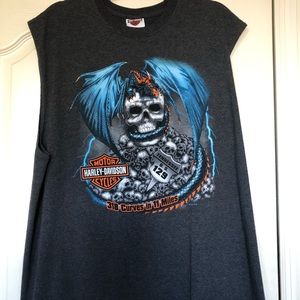 Men’s 2XL Harley Davison sleeveless shirt